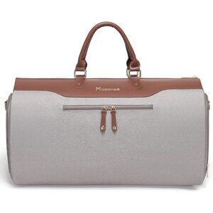 👑 Men Women Caramel Convertible Garment Duffel Bag 2-in-1 Carry On